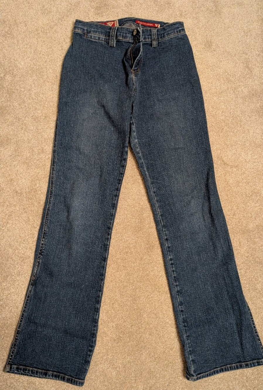 Vintage Guess Women's Low Rise Flare Jeans